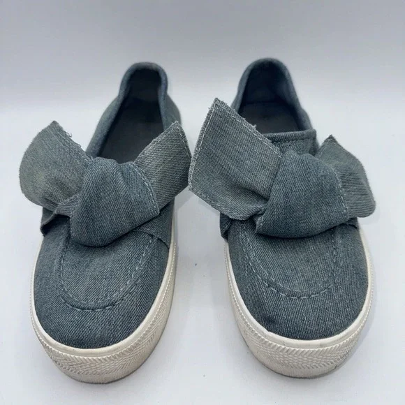 G By Guess Shoes Womens Sz 8M Blue‎ White Slip Ons - Picture 4 of 7